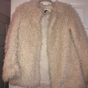 White Shaggy Coat